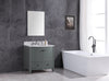 Image of Legion Furniture 36" x 22" x 33.5" Pewter Green Single Sink Bathroom Vanity WT9309-36-PG-PVC