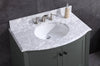 Image of Legion Furniture 36" x 22" x 33.5" Pewter Green Single Sink Bathroom Vanity WT9309-36-PG-PVC