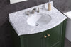 Image of Legion Furniture 36" x 22" x 33.5" Vogue Green Single Sink Bathroom Vanity WT9309-36-VG-PVC