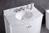 Image of Legion Furniture 36" x 22" x 33.5" White Single Sink Bathroom Vanity WT9309-36-W-PVC