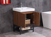 Image of Legion Furniture 24" x 18" x 33.5" Brown Single Sink Bathroom Vanity WT9324-24-PVC