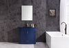 Image of Legion Furniture 36" x 18" x 33.5" Blue Single Sink Bathroom Vanity WTM8130-36-B-PVC