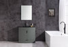 Image of Legion Furniture 36" x 18" x 33.5" Pewter Green Single Sink Bathroom Vanity WTM8130-36-PG-PVC