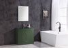 Image of Legion Furniture 36" x 18" x 33.5" Vogue Green Single Sink Bathroom Vanity WTM8130-36-VG-PVC