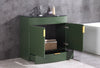 Image of Legion Furniture 36" x 18" x 33.5" Vogue Green Single Sink Bathroom Vanity WTM8130-36-VG-PVC