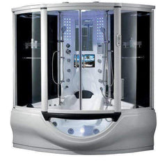 Maya Bath The Superior Platinum White 2-Person Freestanding Steam Shower 101