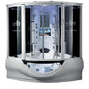 Image of Maya Bath The Superior Platinum White 2-Person Freestanding Steam Shower 101