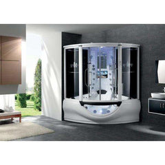 Maya Bath The Superior Platinum White 2-Person Freestanding Steam Shower 101